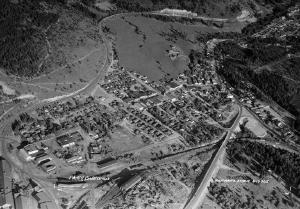 Aerial view of Weed in 1946.